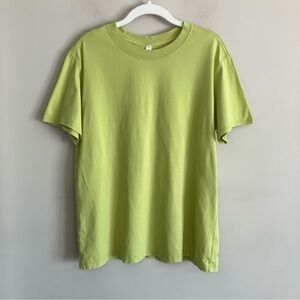 Lululemon All Yours Tee Shirt Pima Cotton Wasabi Green 6